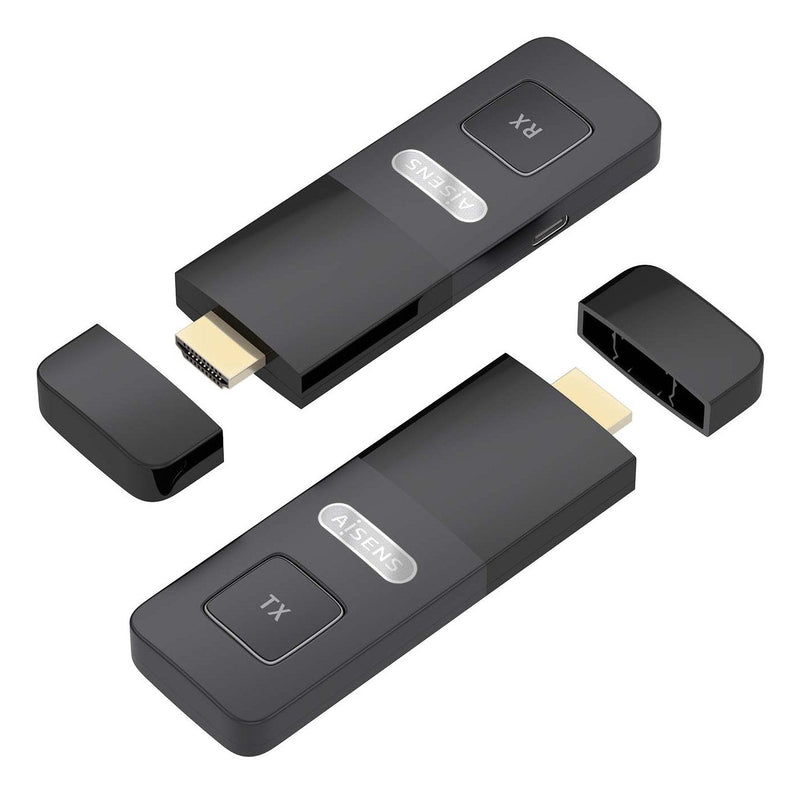 Aisens Adapter Transmisor Vídeo Wireless HDMI ASWL-H2K30M001-BK