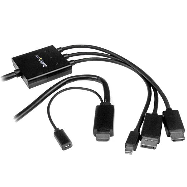 StarTech Cable 2M HDMI DisplayPort Mini DP a HDMI