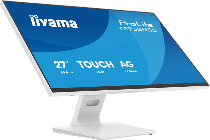 Iiyama Prolite T2752MSC-W1AG Screen PC 68,6CM (27) 1920 X 1080 Pixels Full HD LCD Screen Touchscreen White
