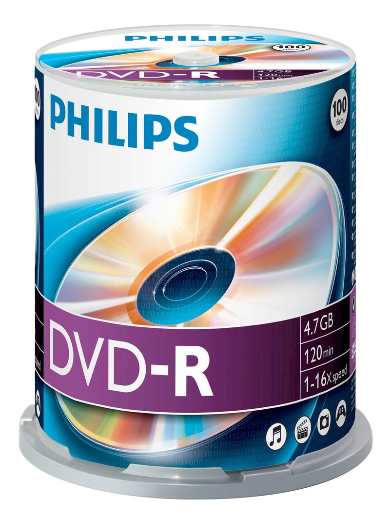 Philips Dvd-r 4,7GB 100PCS Spindel 16X
