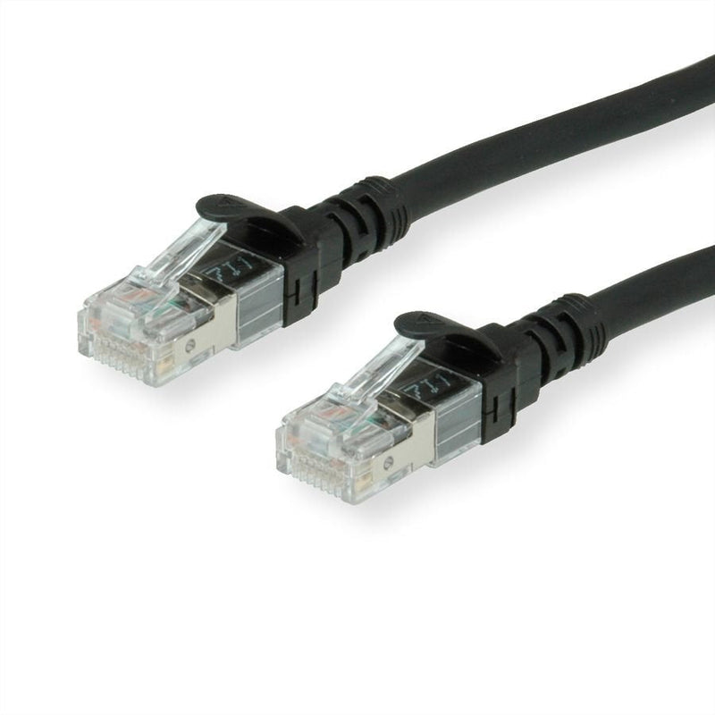 Roline Network Cable CAT.6A UTP, Component Level, Lsoh, Negro 0,3M