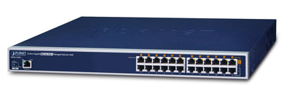 Planet HPOE-1200G Switch Gestionado Gigabit Ethernet (10/100/1000) Black 1U Energía Sobre Ethernet (PoE) — image 1