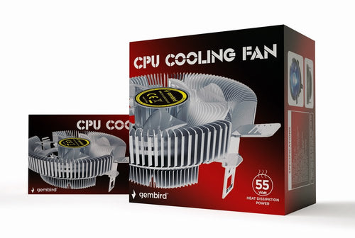 Fan Refrigeración Cpu, 9CM, 55W, 4 Pines — image 1