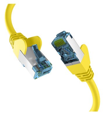 Efb RJ45 Network Cable With CAT.7 Rohcable Yellow 1M — image 1