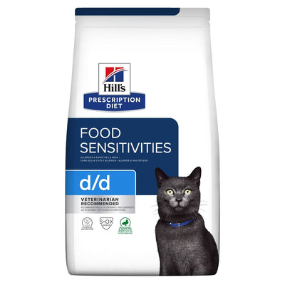 Hill's Alimento Seco Gatos Prescription Diet Feline D/D Pato, Guisantes 1,5KG — image 1