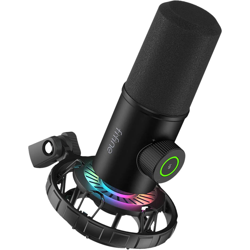Microphone Fifine K658 RGB USB Recording And Transmisión PC