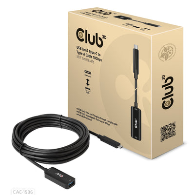 CLUB3D USB Cable -c - Usb-a, 10Gbps, 5M, M/H — image 1
