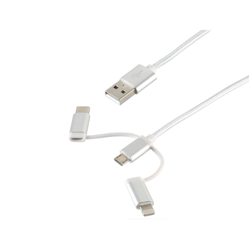S-conn 14-50067 USB Cable 1M USB 2.0 USB a Micro-usb B White