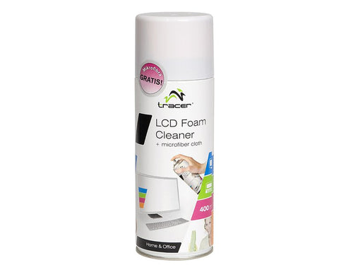 Tracer TRASRO42106 LCD Espuma Limpiador 400ML + Microfibra — image 1