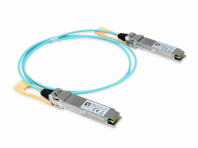 Levelone Cable AOC-0501 100Gbps QSFP28 Active Optical 1M — image 1