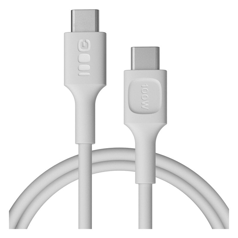 Green Cell Cable Powerflex USB-C (100W, Charging Fast Pd, 120), Colour White