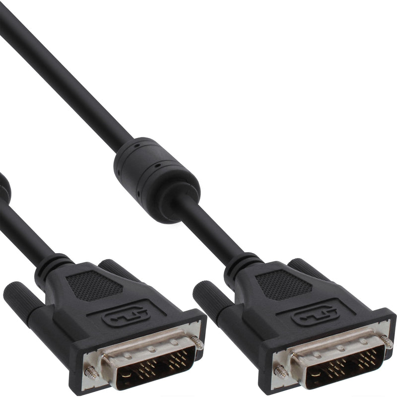 Inline Cable DVI-d 18 + 1 Male a Male Single Link 2 Bobinas Ferrita 2M