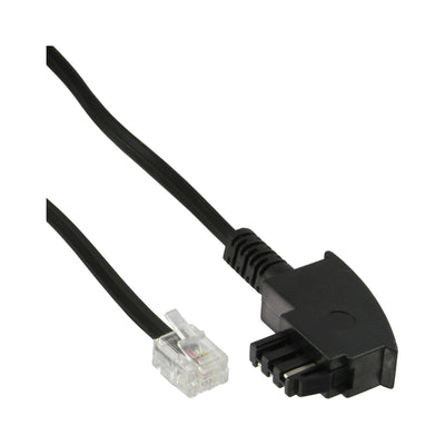 Inline Cable Tae-f Telekom / Siemens Tae-f a RJ11 6P4C Male a Male 3M — image 1