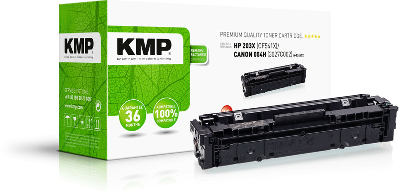 Toner Kmp HP CF541X Cyan 2500 S. H-T246CX Remanufactured
