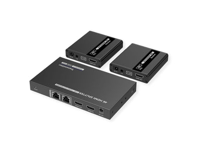 Value HDMI Splitter 3VÍAS, With Alargador (2X) Ber Tp, Up To 40M — image 1