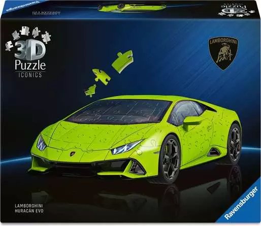 Puzle 3D 158 Elementów Samochód Lamborghini Huracan Evo Verde