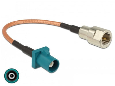 Delock Cable Antenna Fakra Z Male Fme Male RG-316 15CM — image 1