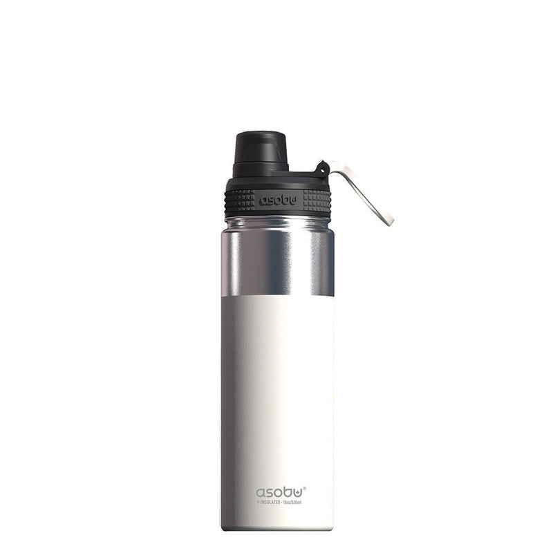 Asobu - Alpine Flask - Bottle Aislada Steel Inoxidable 530ML White