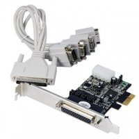 Longshine PCIE 4X Alimentado Serie RS232C