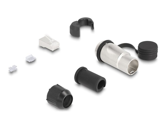 RJ45 Modularer Connector Male Zur Eigenmontage CAT.6A With Robusten Cable Connector Male Housing And Cover Pro
