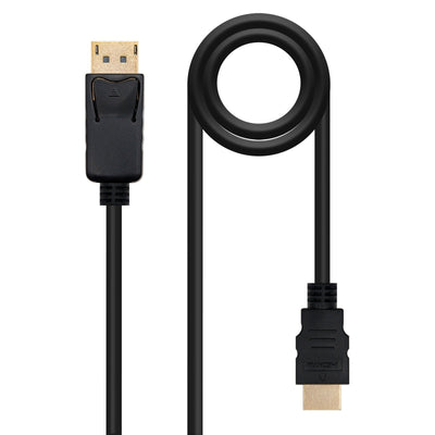 Nanocable Cable Converter DisplayPort Male a HDMI Male 2M - Black — image 1