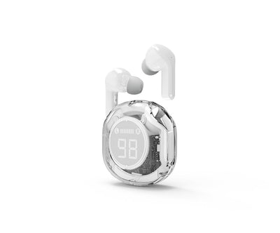 Headphones Bluetooth Tws White With Indicador Battery LCD — image 1