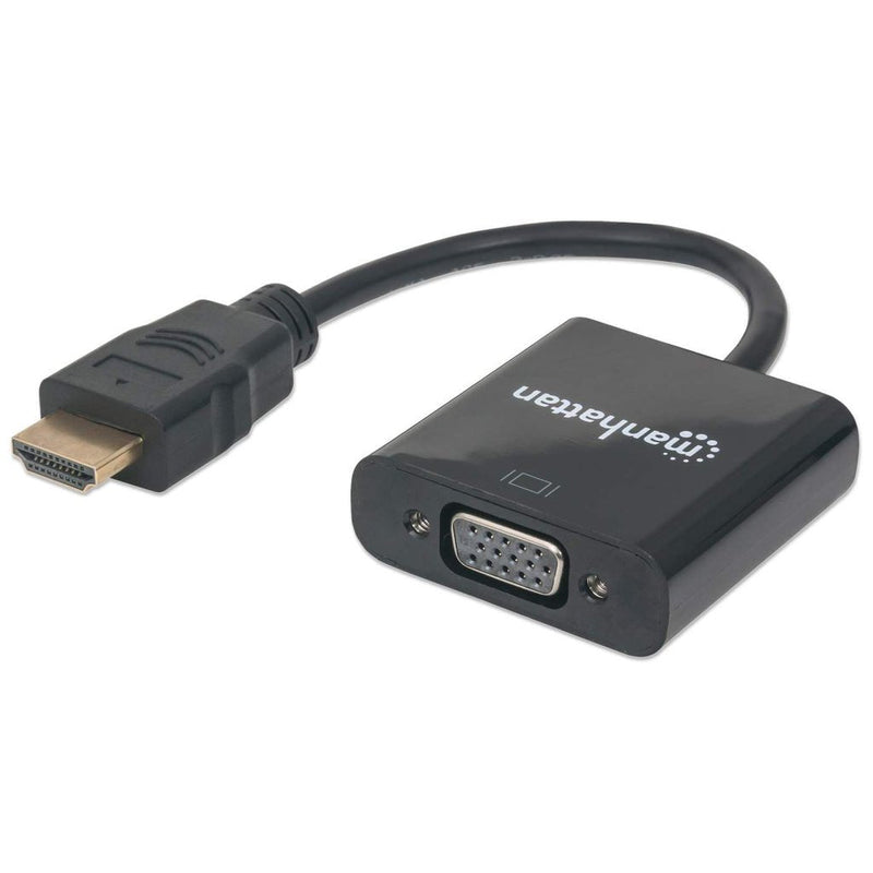 Manhattan Convertidor HDMI a VGA , 1080P, 30CM, Male a Female