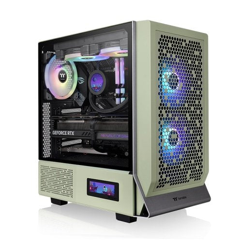 Thermaltake PC Case Ceres 300 Tg Argb, Green Claro, Glass Tempered