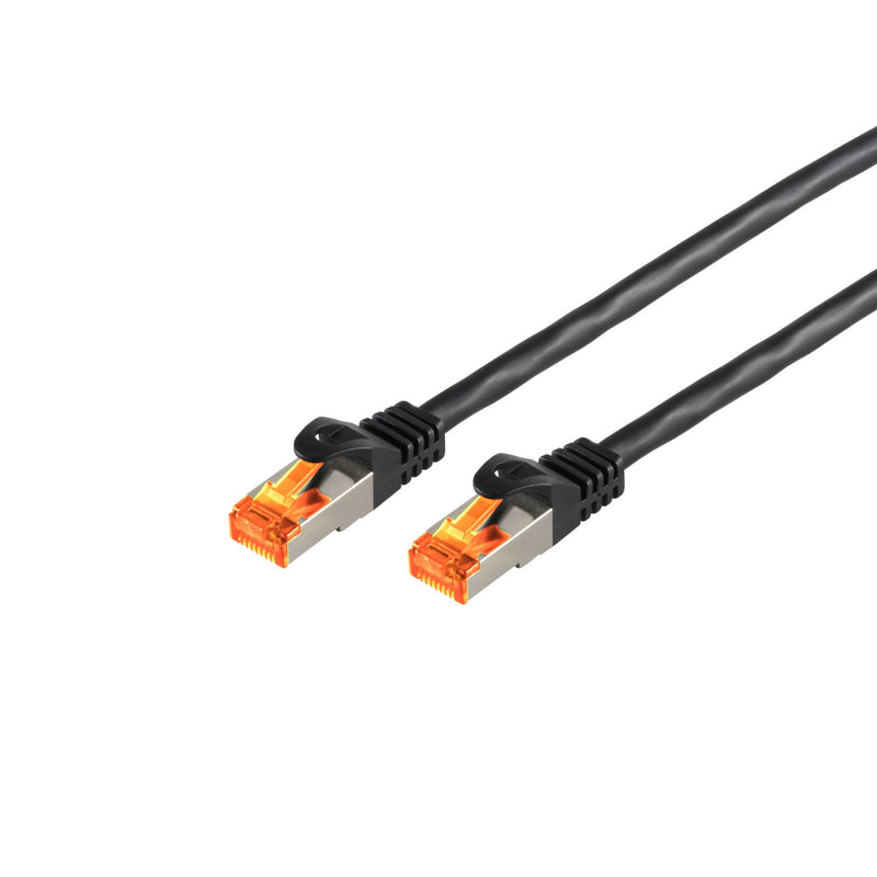 S-conn 08-26065 Network Cable Black 7,5M CAT.6A S/FTP (s-STP)