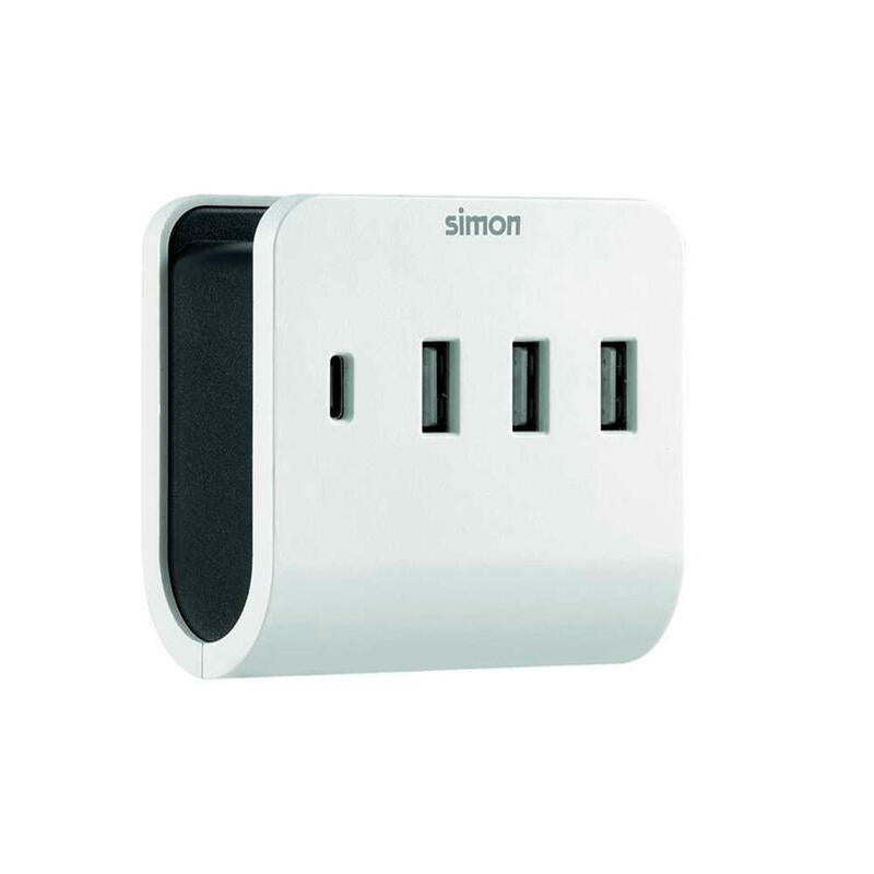 Adapter 3 USB a + 1 USB C 16A With Stand Smartphone