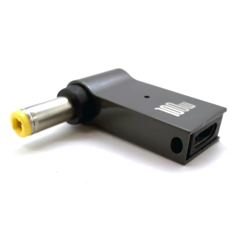 Adapter Convertidor USB-C Female a 2.5X0.7MM Samsung Male 100W
