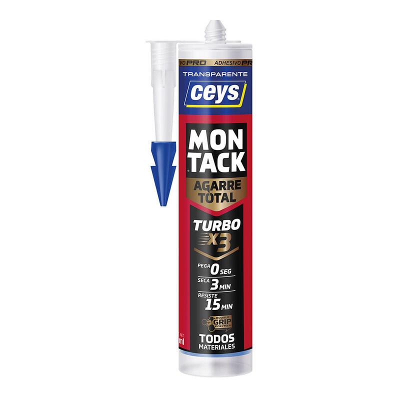 Adhesive Pro Assembly Montack Turbo Transparent 290ML