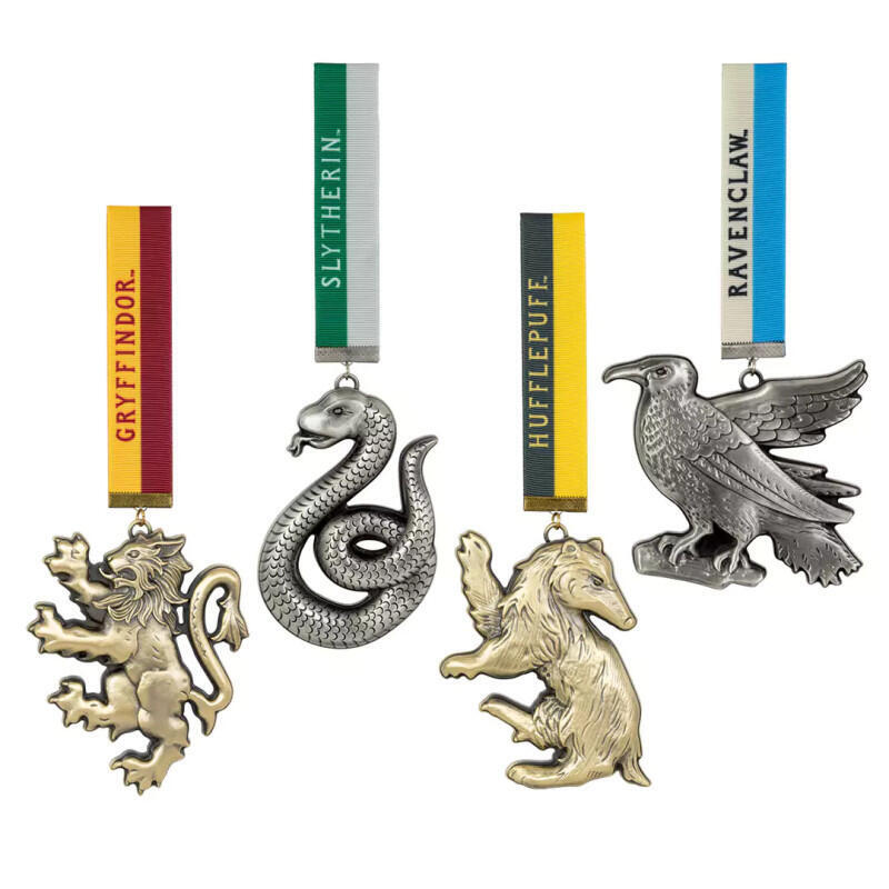Adornos Mascotas 4 Casas Harry Potter