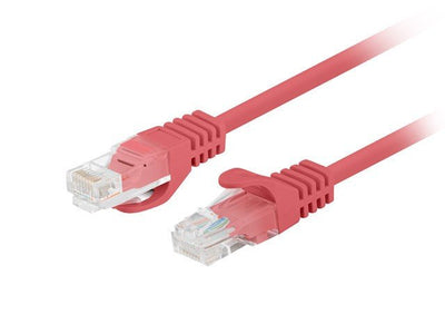Lanberg Network Cable CAT.6 UTP 2M Red 10-PACK — image 1