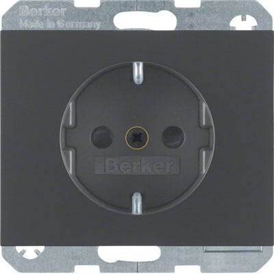 Berker 47357006 Schuko-toma Power K.1 Antracita Matte Lackiert — image 1