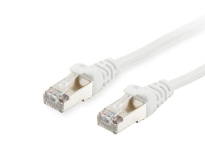 Equip Network Cable CAT.6A S/FTP 2x RJ45 2.00M White Lszh — image 1