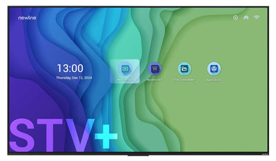 Newline Stv + 65 Screen Plana Señalización Digital 165,1CM (65) LED Wi-Fi 300 Cd / M² 4K Ultra HD Black Proces — image 1