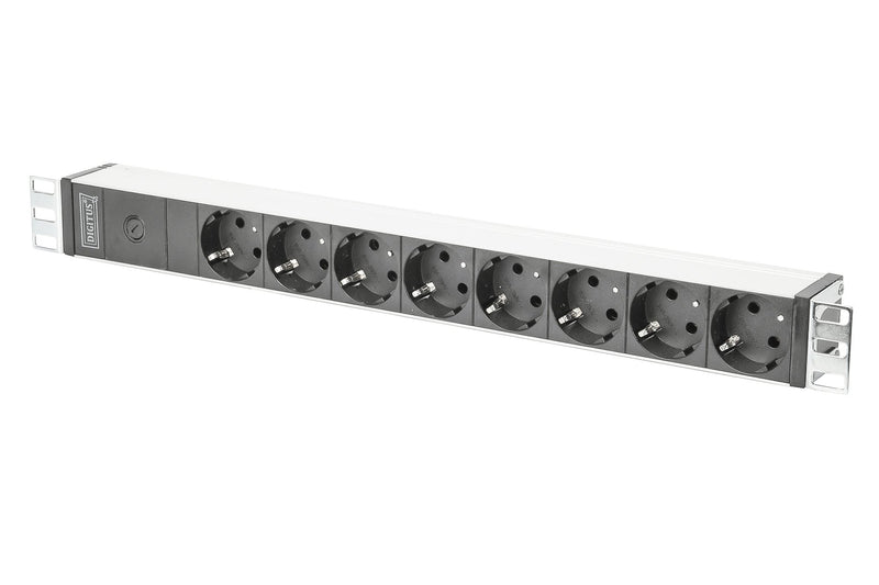 Digitus DN-95410 Base Múltiple 2M 8 Salidas AC Black