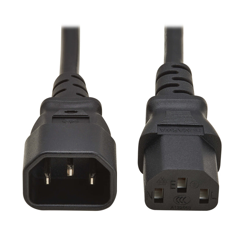 Pdu Power Cord C13 To C14 - 10A 250V H05VV-F 1M (3.28
