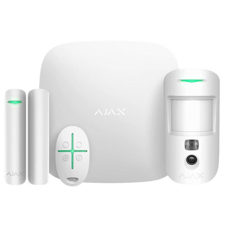 Ajax Alarm Security Starterkit Cam/Hdr White 156253