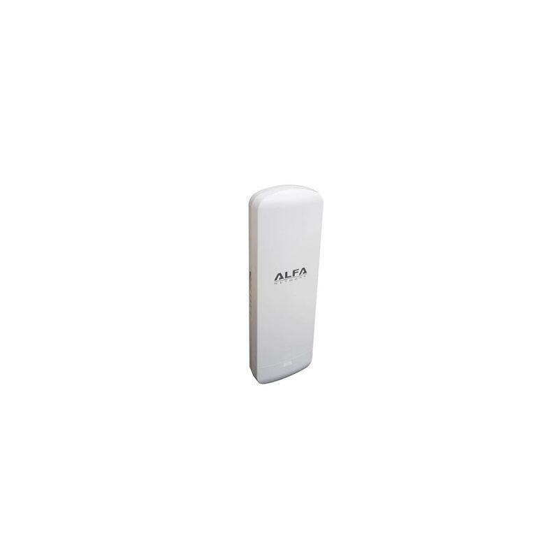 Alfa Network N5Q Ap/Cpe Resistant a Intemperie, 802.11AN 5GHZ, Antenna Integrada 10 dBi, 2X Ethernet, PoE 24V