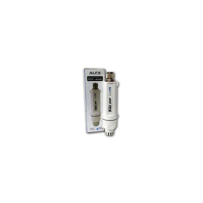 Alfa Network TUBE-2HP - Ap/Cpe Wireless 802.11N, Resistant a Intemperie, Connector N Male Without Antenna And