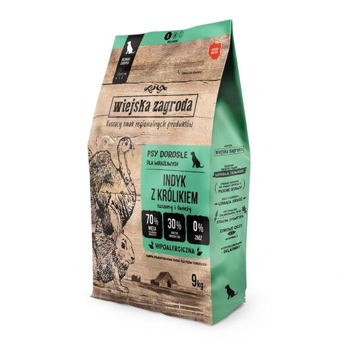 Wiejska Zagroda Alimento Seco Perros Turkey With Rabbit S 9KG — image 1