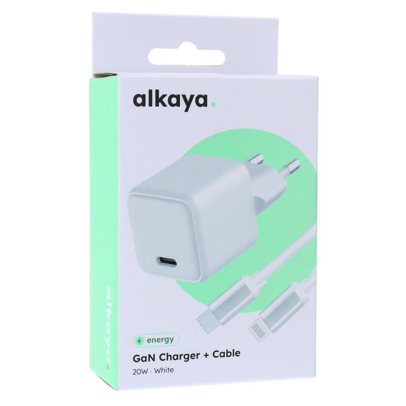 Alkaya Nexus Speed Flex Charger Set GaN Technologie 20W White