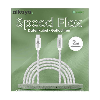 Alkaya Speed Flex USB Cable -c a USB-C 2M White — image 1