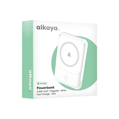 Alkaya Thor Magsafe 5.000MAH Powerbank Slim White — image 1