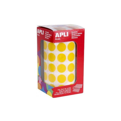 Apli Gomets Redondos 10,5MM Roll Yellow Roll 5192 Units — image 1