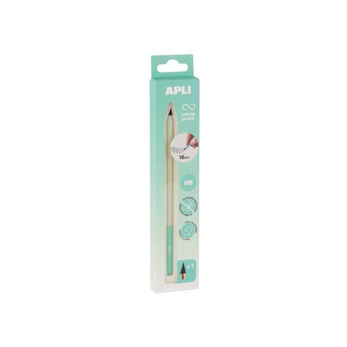 Apli Infinite Pencil Nordik Pack Pencil Infinito Hb + Mina Spare Part + Tapon Protector - Escribir Up To 16KM  — image 1