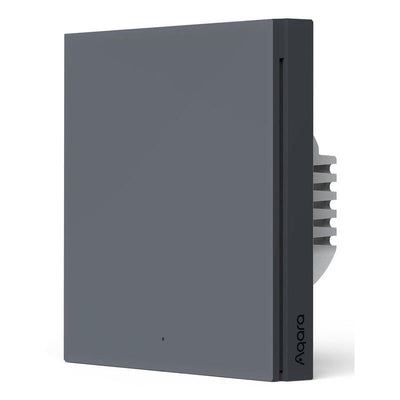 Aqara Smart Wall Switch H1(NO Neutral, Single Rocker) Grey - (homekit) — image 1