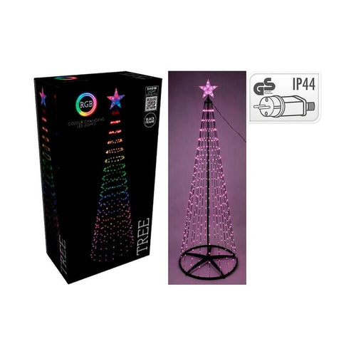 Tree Christmas 370 LED RGB Black Outdoor 210CM — image 1